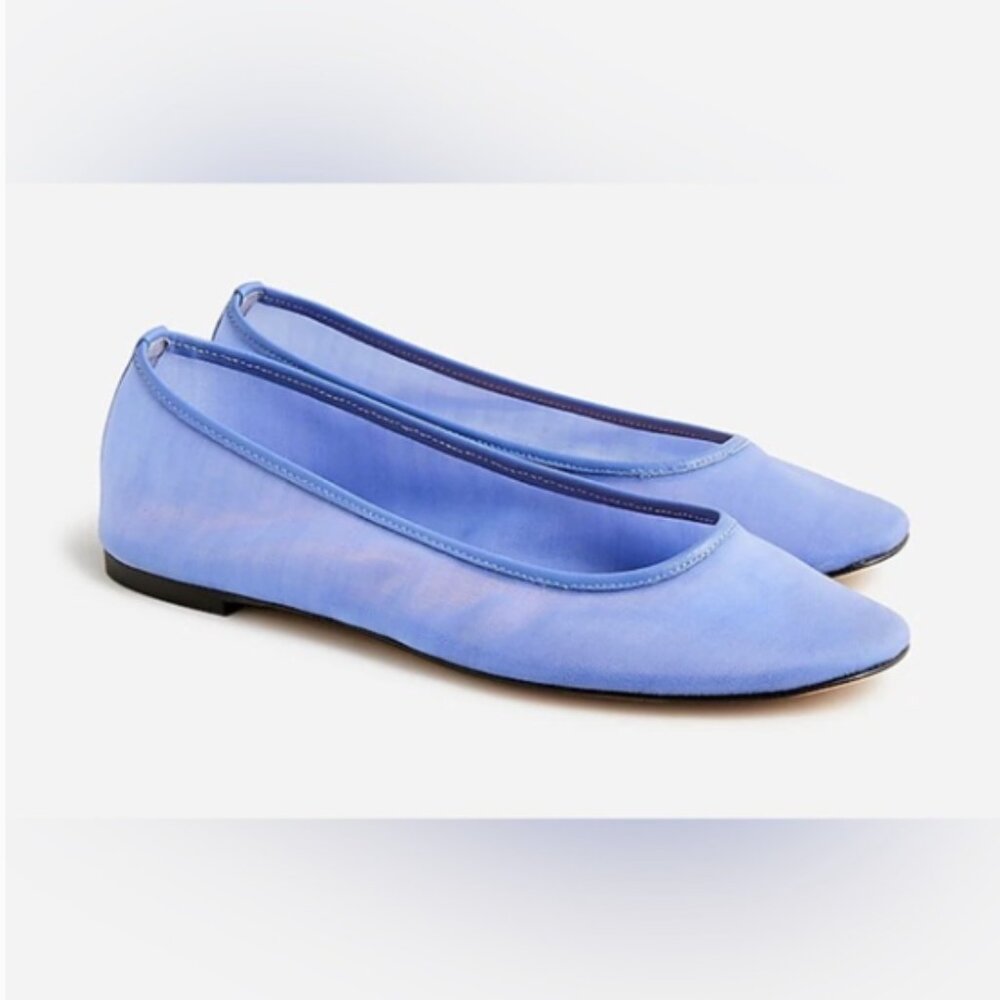 J.Crew Collection Zoe ballet flats in Watercolor Blue Periwinkle Size 6